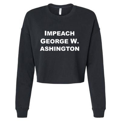 30 Rock Impeach George W. Ashington Cropped Pullover Crew