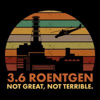 3.6 Roentgen Not Great Not Terrible Chernobyl Nuclear Power Station Quote Funn Sustainable Bucket Hat