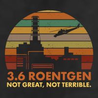 3.6 Roentgen Not Great Not Terrible Chernobyl Nuclear Power Station Quote Funn Adult Drive Performance Visor