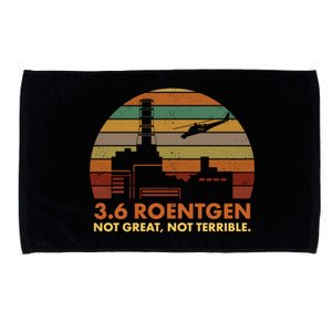 3.6 Roentgen Not Great Not Terrible Chernobyl Nuclear Power Station Quote Funn Microfiber Hand Towel