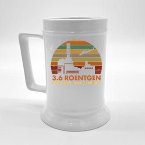 3.6 Roentgen Not Great Not Terrible Chernobyl Nuclear Power Station Quote Funn Beer Stein