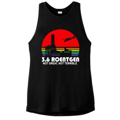 3.6 Roentgen Not Great Not Terrible Ladies PosiCharge Tri-Blend Wicking Tank