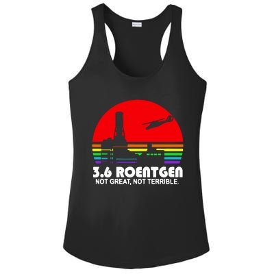 3.6 Roentgen Not Great Not Terrible Ladies PosiCharge Competitor Racerback Tank