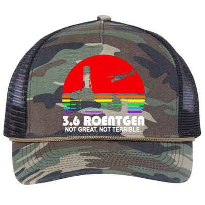 3.6 Roentgen Not Great Not Terrible Retro Rope Trucker Hat Cap