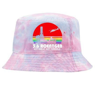 3.6 Roentgen Not Great Not Terrible Tie-Dyed Bucket Hat