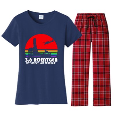 3.6 Roentgen Not Great Not Terrible Women's Flannel Pajama Set