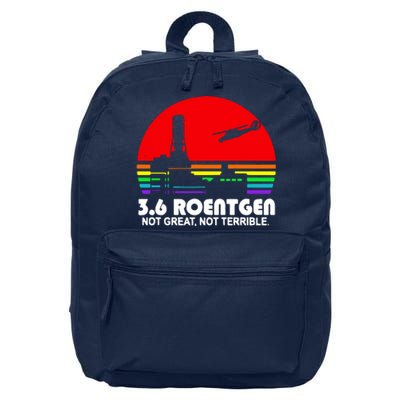 3.6 Roentgen Not Great Not Terrible 16 in Basic Backpack