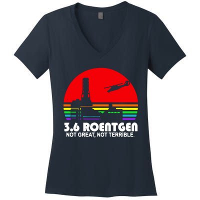 3.6 Roentgen Not Great Not Terrible Women's V-Neck T-Shirt