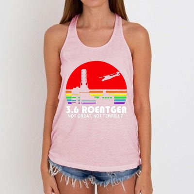 3.6 Roentgen Not Great Not Terrible Women's Knotted Racerback Tank