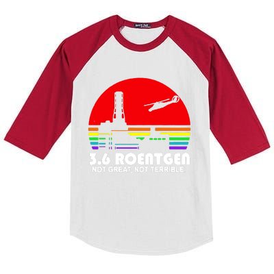 3.6 Roentgen Not Great Not Terrible Kids Colorblock Raglan Jersey