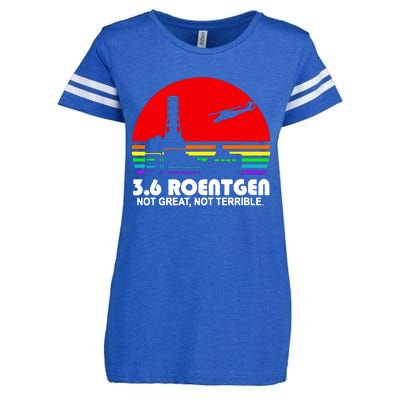 3.6 Roentgen Not Great Not Terrible Enza Ladies Jersey Football T-Shirt