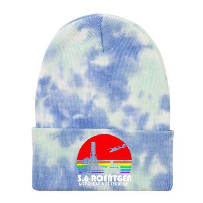 3.6 Roentgen Not Great Not Terrible Tie Dye 12in Knit Beanie