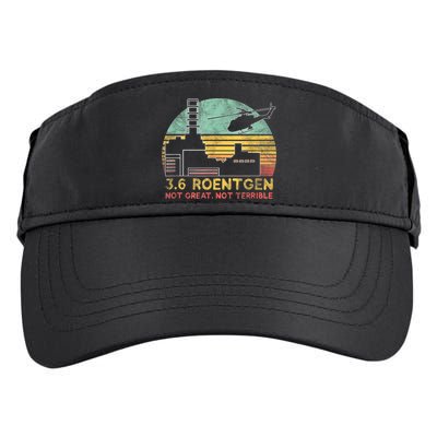 3.6 Roentgen Not Great, Not Terrible Chernobyl Gift Adult Drive Performance Visor