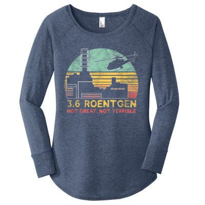 3.6 Roentgen Not Great, Not Terrible Chernobyl Gift Women's Perfect Tri Tunic Long Sleeve Shirt