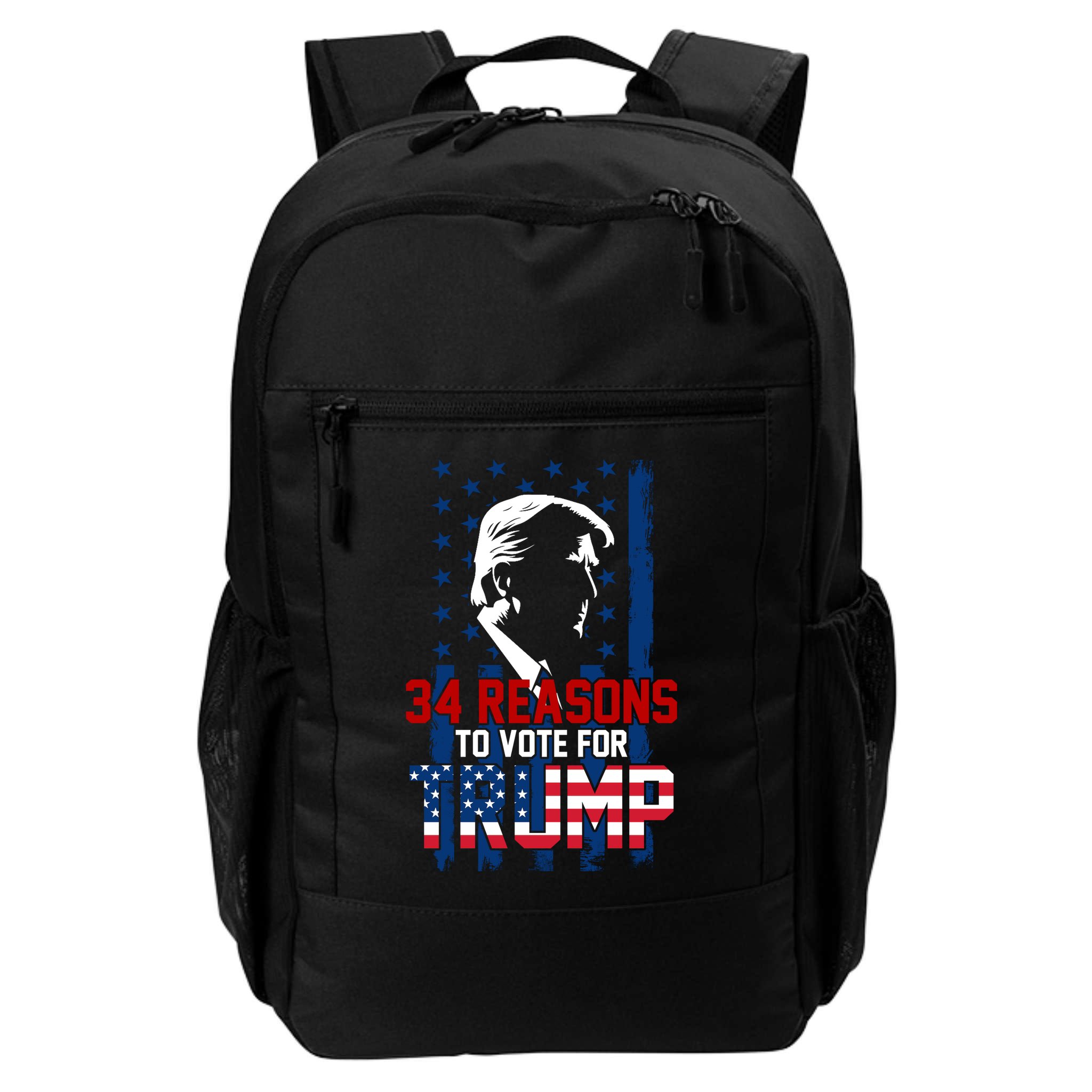 34 Reasons To Vote For Trump Backpack