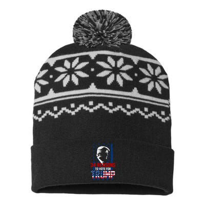 34 Reasons To Vote For Trump USA-Made Snowflake Beanie