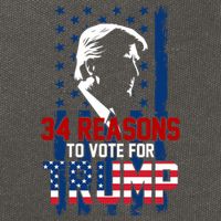 34 Reasons To Vote For Trump Cotton Canvas Backpack