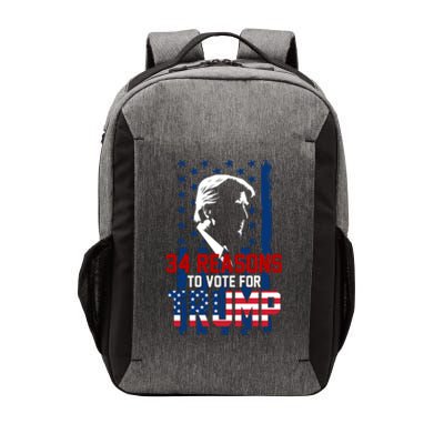 34 Reasons To Vote For Trump Vector Backpack