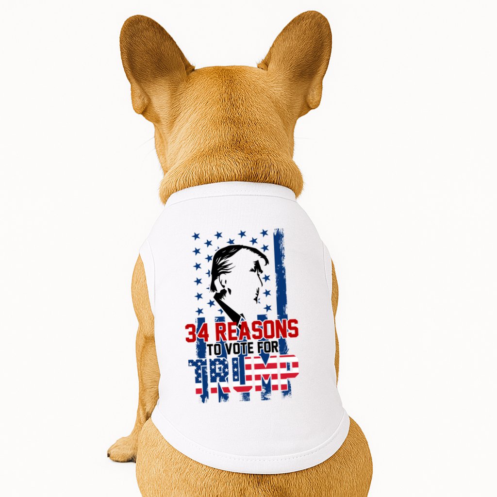 34 Reasons To Vote For Trump Doggie Tank