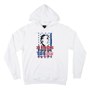 34 Reasons To Vote For Trump Hoodie