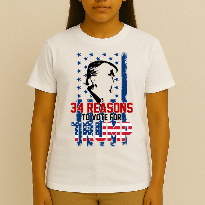 34 Reasons To Vote For Trump T-Shirt