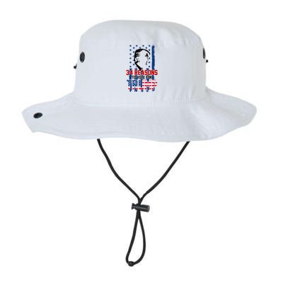 34 Reasons To Vote For Trump Bucket Hat
