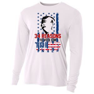 34 Reasons To Vote For Trump Cooling Performance Long Sleeve Crew