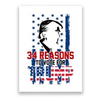 34 Reasons To Vote For Trump Poster