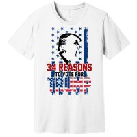 34 Reasons To Vote For Trump Premium T-Shirt