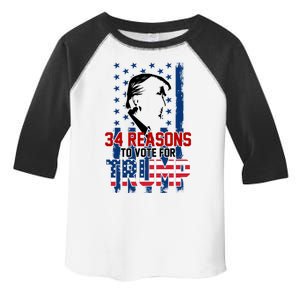 34 Reasons To Vote For Trump Toddler Fine Jersey T-Shirt