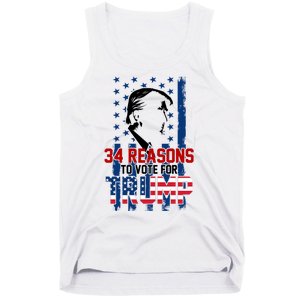 34 Reasons To Vote For Trump Tank Top