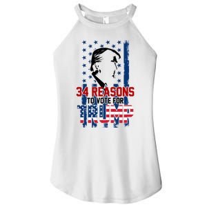 34 Reasons To Vote For Trump Women's Perfect Tri Rocker Tank