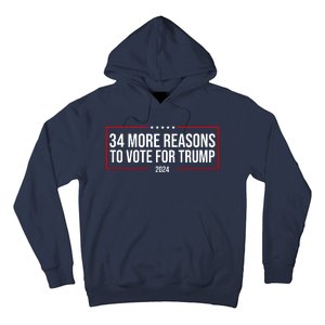 34 Reasons To Vote For Trump 2024 Election Hoodie