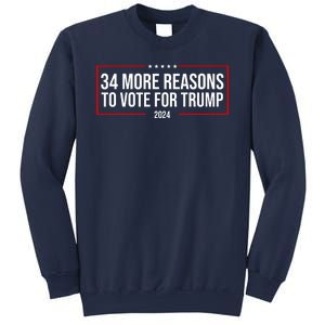 34 Reasons To Vote For Trump 2024 Election Sweatshirt