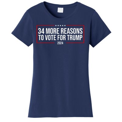 34 Reasons To Vote For Trump 2024 Election Women's T-Shirt