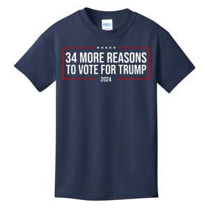 34 Reasons To Vote For Trump 2024 Election Kids T-Shirt