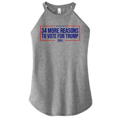 34 Reasons To Vote For Trump 2024 Election Women's Perfect Tri Rocker Tank