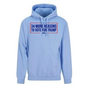 34 Reasons To Vote For Trump 2024 Election Unisex Surf Hoodie