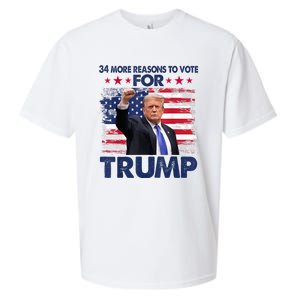 34 Reasons To Vote Convicted Felon 2024 Sueded Cloud Jersey T-Shirt