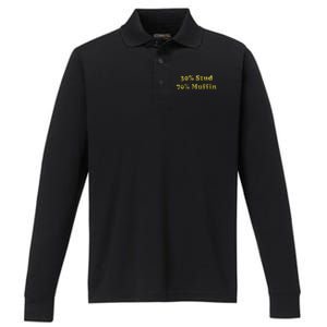 30 Stud 70 Muffin Performance Long Sleeve Polo