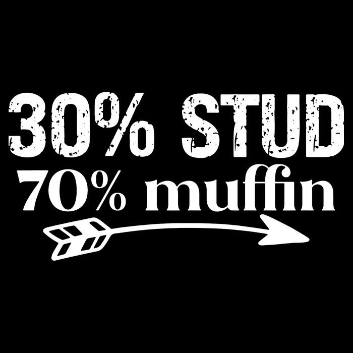 30% Stud 70% Muffin Flexfit Unipanel Trucker Cap