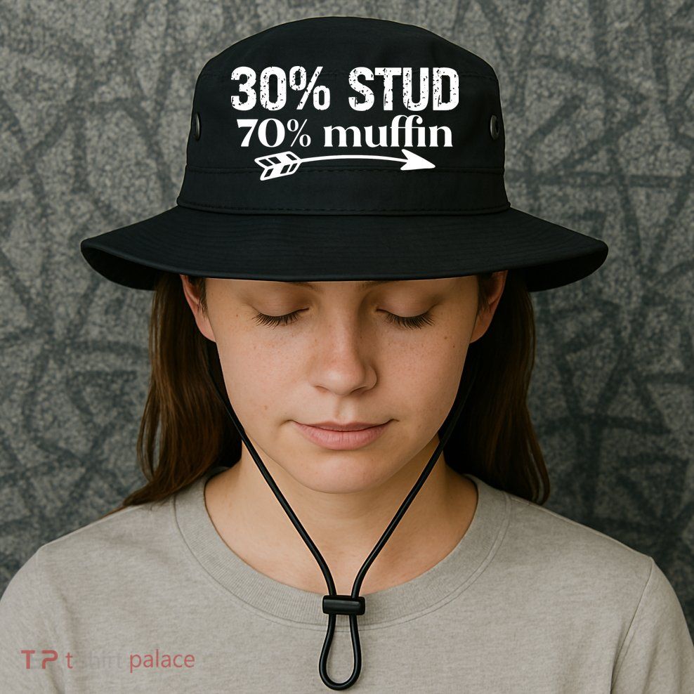 30% Stud 70% Muffin Bucket Hat