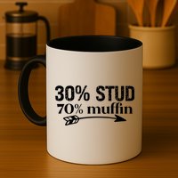 30% Stud 70% Muffin Mug