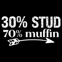 30% Stud 70% Muffin Bag