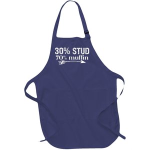 30% Stud 70% Muffin Full-Length Apron With Pockets