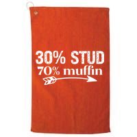30% Stud 70% Muffin Golf Towel