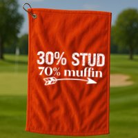30% Stud 70% Muffin Golf Towel
