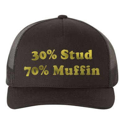 30% Stud 70% Muffin Yupoong Adult 5-Panel Trucker Hat