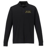 30% Stud 70% Muffin Performance Long Sleeve Polo