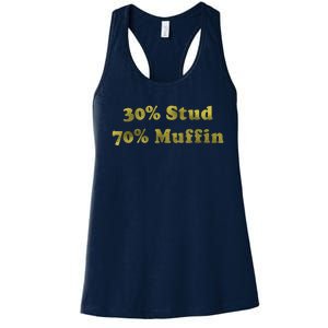 30 Stud 70 Muffin Women's Racerback Tank